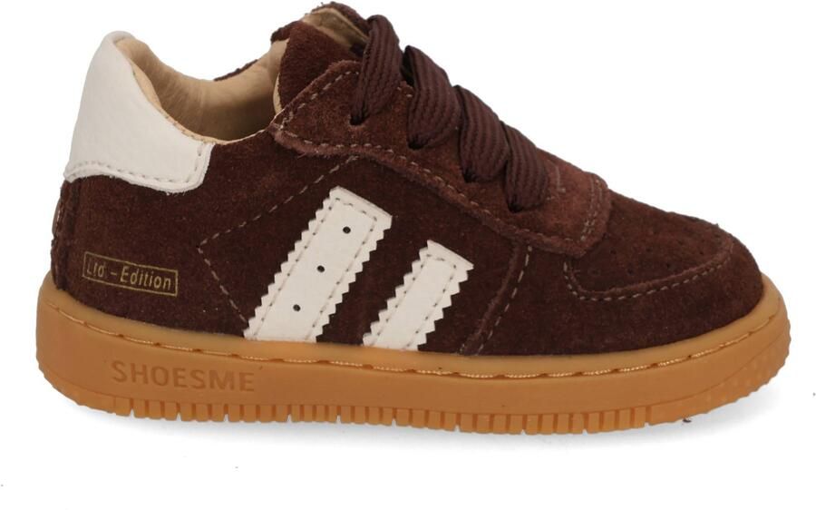 Shoesme Bruin Suède Sneakertje Sneakers Kinderen Unisex Brown Suède - Foto 5