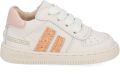 Shoesme Wit-Roze Sneakertje Sneakers Kinderen White Peach Leer - Wit