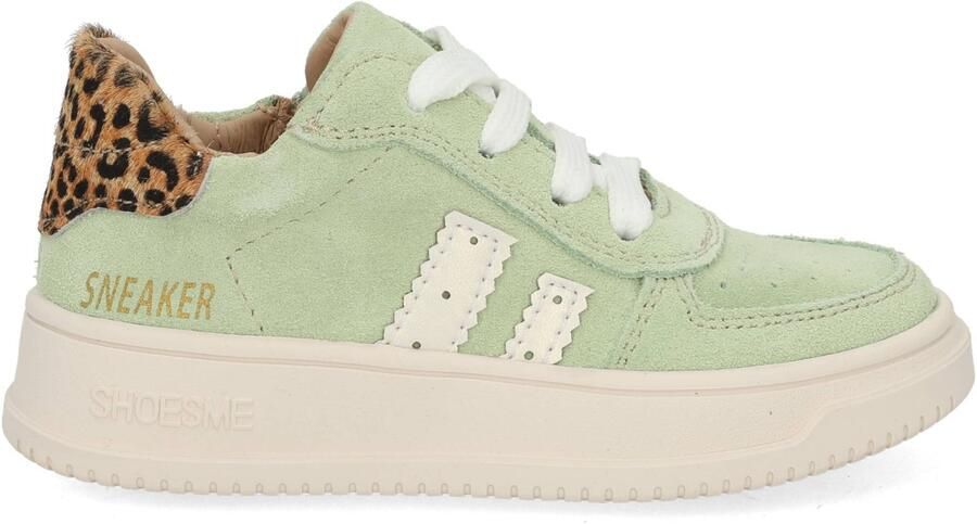 Shoesme NO26S016-G MeisjesLage schoenenKindersneakers Groen - Foto 3