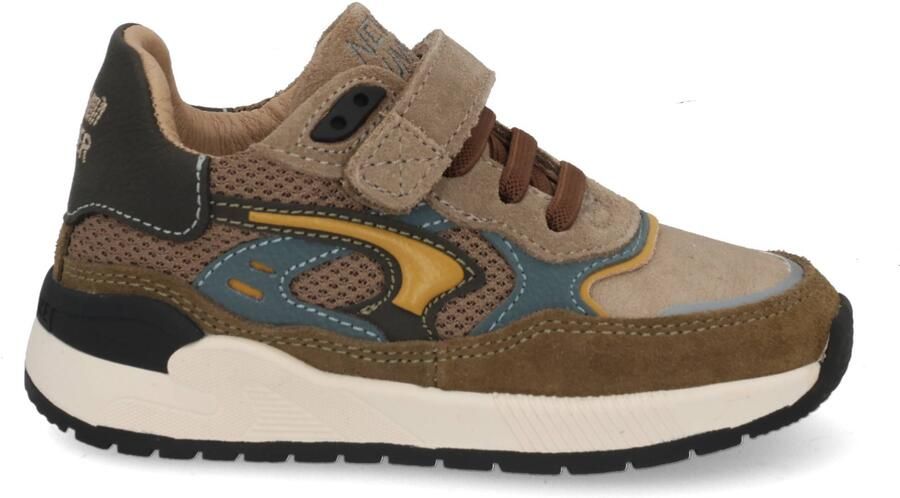 Shoesme suède sneakers olijfgroen grijsgroen - Foto 9