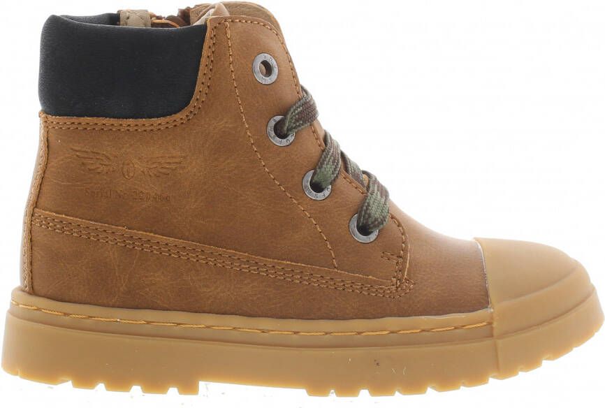 Shoesme stoere lichtbruine veterboots met stootneus - Foto 4