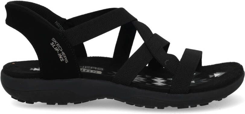Skechers Reggae slim stretch flex BBK Zwart