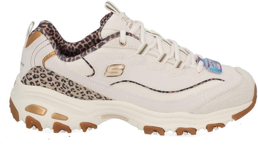Skechers D Lites wild charm WHT Wit