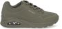 Skechers Uno Shiny Scale Sneakers Dames Groen - Thumbnail 2