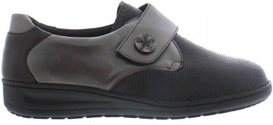 Solidus Solid Dames bruin donker lage gesloten schoenen