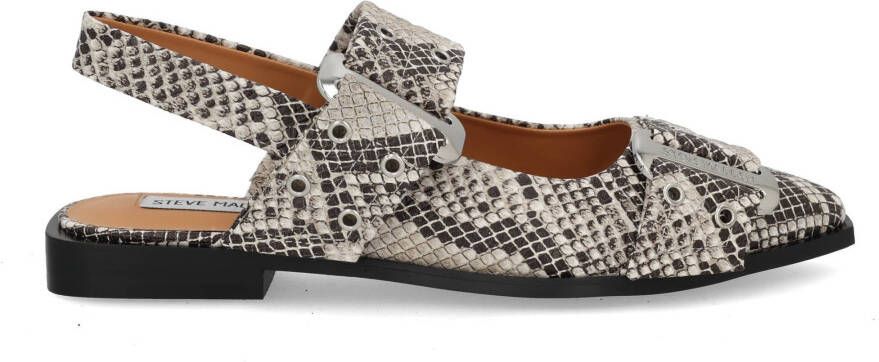 Steve Madden Grand ave lt. beige snake multi bruin