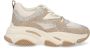 Steve Madden Dames Sneakers Privy Silver gold Cream Zilver - Thumbnail 3