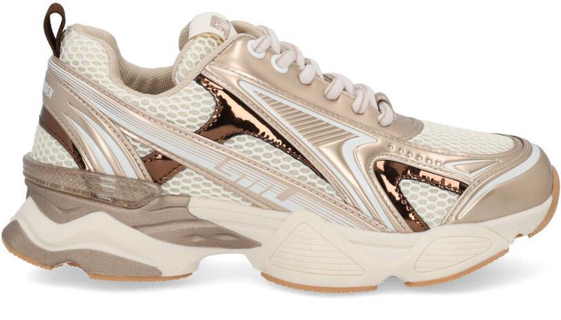 STEVE MADDEN Speedster-E silver gold Beige Synthetisch Lage sneakers Dames - Foto 6