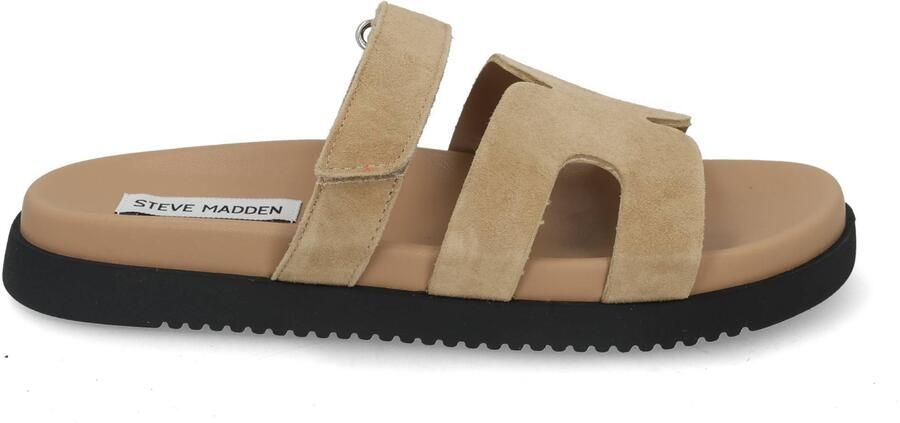 Steve Madden Leren slippers met klittenband model 'MISSILE' - Foto 14