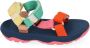 Teva T HURRICANE XLT 2 Unisex Sandalen Roze Blauw Groen - Thumbnail 8