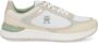 Tommy Hilfiger Sport Tommy Hilfiger Casual Fashion Runner dames sneaker Wit Groen - Thumbnail 5