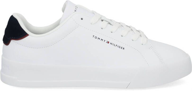 Tommy Hilfiger Sneakers TH COURT LTH DETAIL ESS vrijetijdsschoen lage schoen veterschoen met zijlijk logo-opdruk - Foto 16