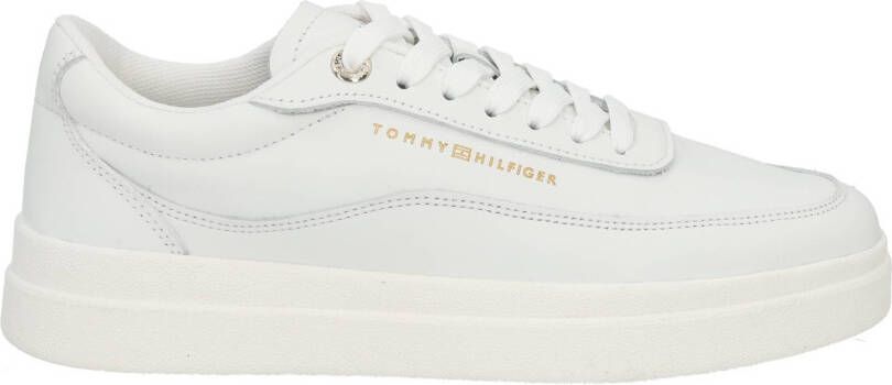 Tommy Hilfiger Court sneaker YBS white Wit