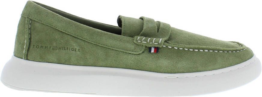 Tommy Hilfiger Hybrid loafer L9T mentor green Groen