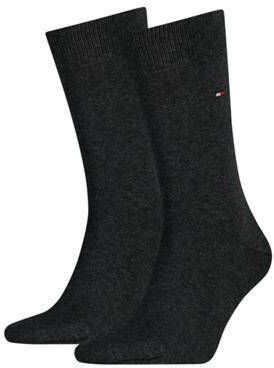 Tommy Hilfiger Sock classic 2 pack 030 anthracite Grijs
