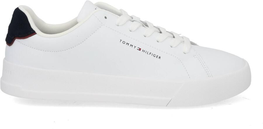 Tommy Hilfiger Sneakers TH COURT LTH DETAIL ESS vrijetijdsschoen lage schoen veterschoen met zijlijk logo-opdruk - Foto 9