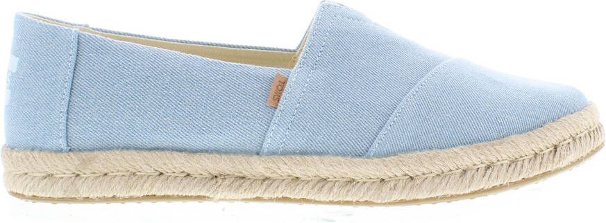 Toms Alpargata rope 10020704 light blue lichtblauw