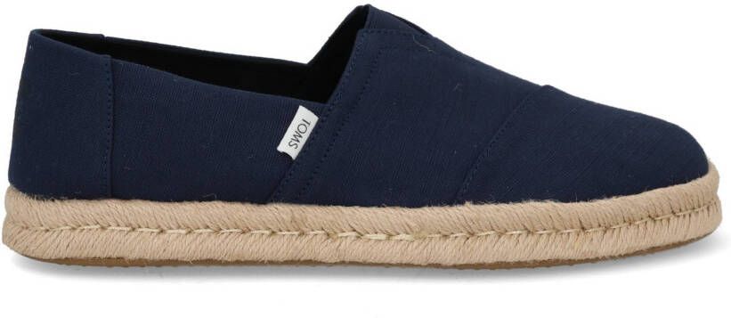 TOMS Instappers Heren Alp Rope 2.0 Maat: 45 Materiaal: Canvas Kleur: Blauw - Foto 4