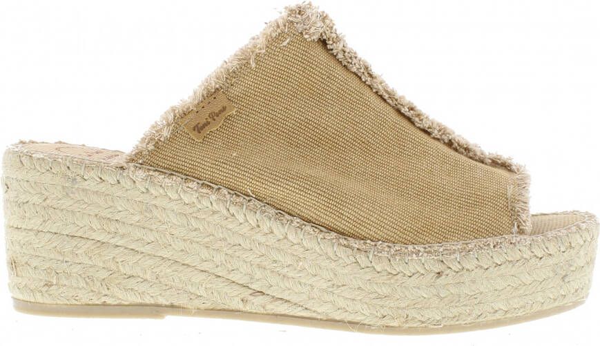 Toni Pons Itaca Dames Espadrilles Torrat Taupe Textiel ITACAtorrat - Foto 2