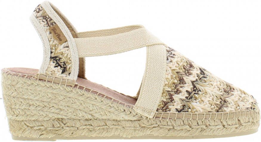 Toni Pons Terra-HK Dames Espadrilles Marro Bruin Raffia TERRAHKmarro - Foto 3