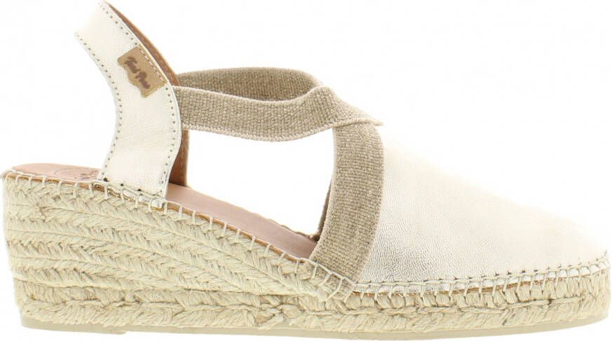 Toni Pons Tossa platinum leren espadrilles dames (TOSSA plati) - Foto 10