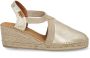 Toni Pons Tossa Dames Espadrilles Plati Zilver Leer TOSSAplati - Thumbnail 5
