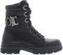 Twins 323679-589W3 meisjes veterboots zwart - Thumbnail 1