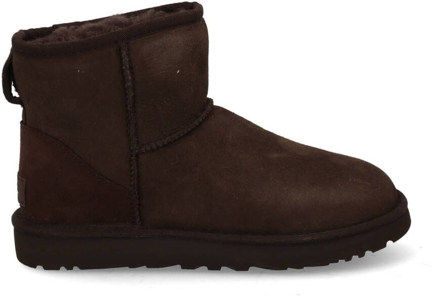 UGG Vachtlaarzen Dames W Classic Mini Ii Maat: 43 Materiaal: Suède Kleur: Bruin - Foto 7