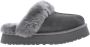 Ugg Suede Diskette met Sheepskin Kraag Black Dames - Thumbnail 2