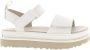 Ugg Goudenster leren platform sandalen Beige Dames - Thumbnail 2