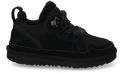 Ugg Lowmel voor kinderen in Black Canvas Suede Gerecyclede Materialen - Zwart