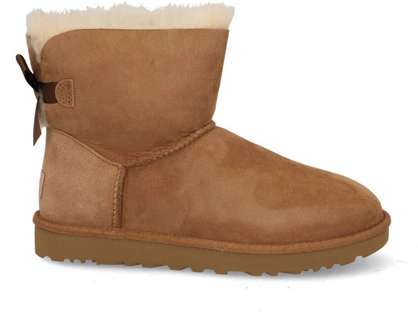 Ugg Dameslaarzen van omgekeerd schapenleer en suède voor herfst winter Beige Dames - Foto 10