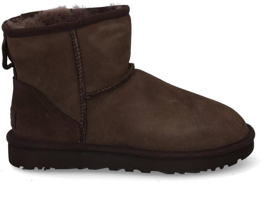 UGG Vachtlaarzen W Classic Mini Ii Suède Bruin - Foto 3