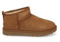 UGG Vachtlaarzen Dames W Classic Ultra Mini Suède Camel - Camel