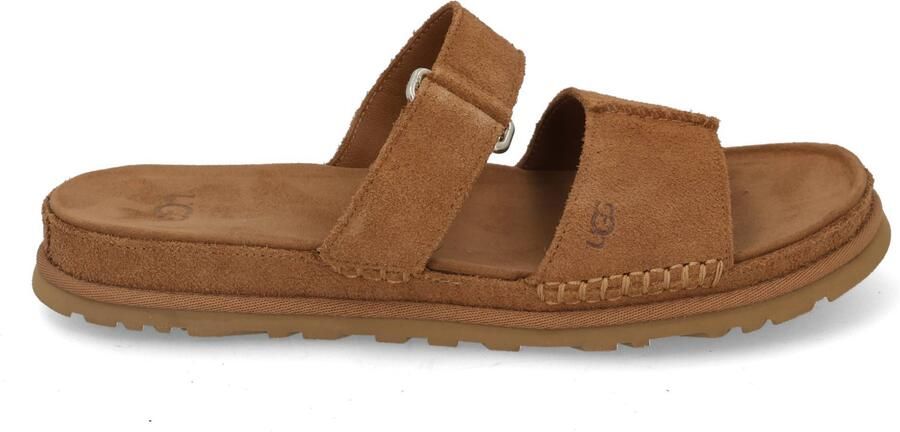 UGG Slippers Dames W Goldengaze Slide Maat: 37 Materiaal: Suède Kleur: Camel - Foto 2
