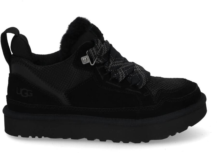 UGG Lage Sneakers Dames W Lowmel Suède Zwart - Foto 5