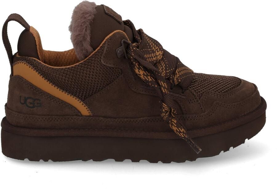 Ugg Lowmel voor dames in Dusted Cocoa Canvas Suede Gerecyclede Materialen