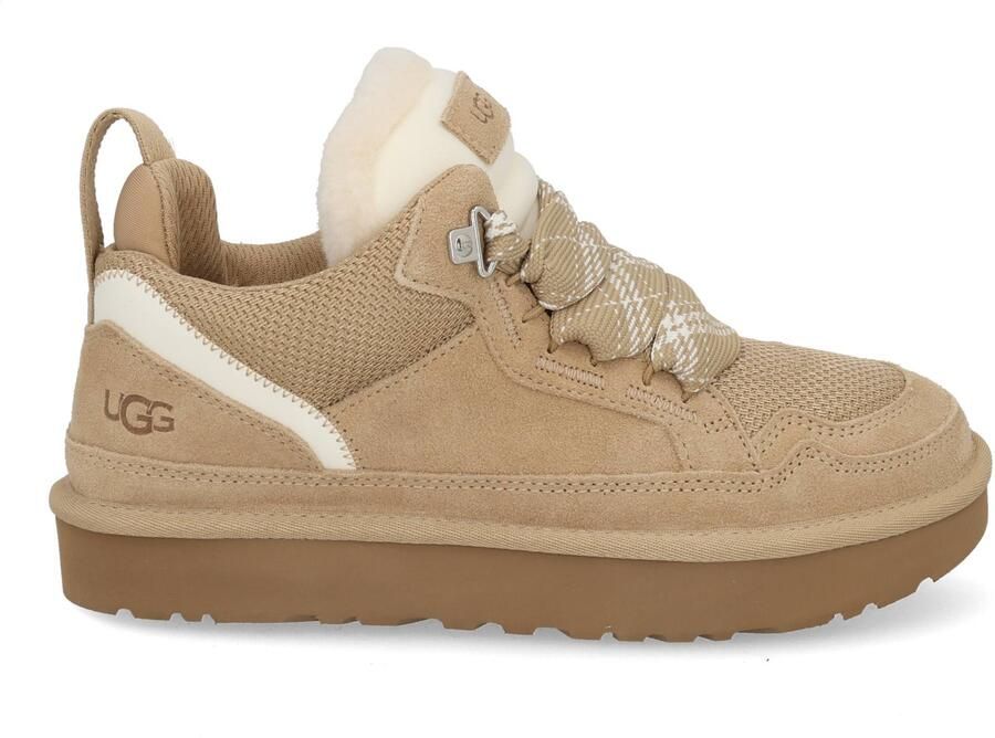 UGG Lage Sneakers Dames W Lowmel Suède Beige - Foto 7