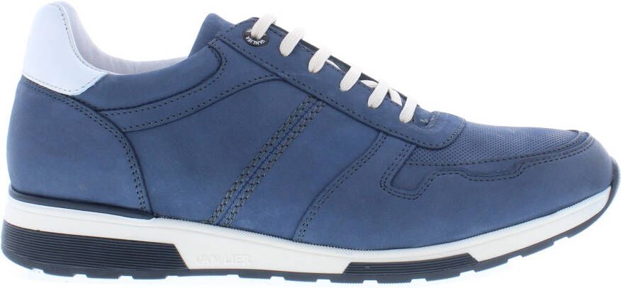 Van Lier Positano Sneakers blauw Nubuck - Foto 2