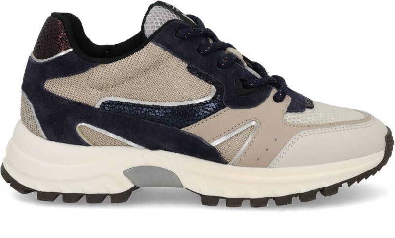 VIA VAI Lage Sneakers Dames Danae Vicky Maat: 39 Materiaal: Textiel Kleur: Grijs - Foto 4