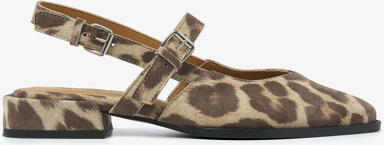 VIA VAI Slingbacks Dames Jazz Valerie Maat: 40 Materiaal: Suède Kleur: Beige - Foto 4