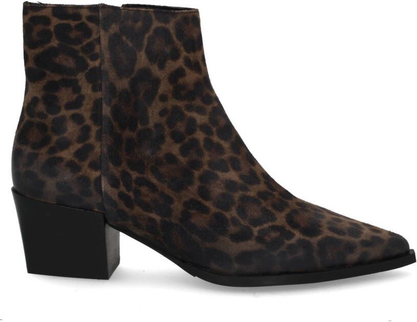 VIA VAI Enkellaarsjes Dames Kate Malina Maat: 40 Materiaal: Suède Kleur: Bruin - Foto 4