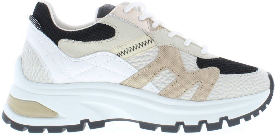 VIA VAI Lage Sneakers Dames Liz Finley Maat: 36 Materiaal: Leer Kleur: Beige - Foto 2