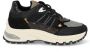 VIA VAI Lage Sneakers Dames Liz Dae Maat: 43 Materiaal: Leer Kleur: Zwart - Thumbnail 2