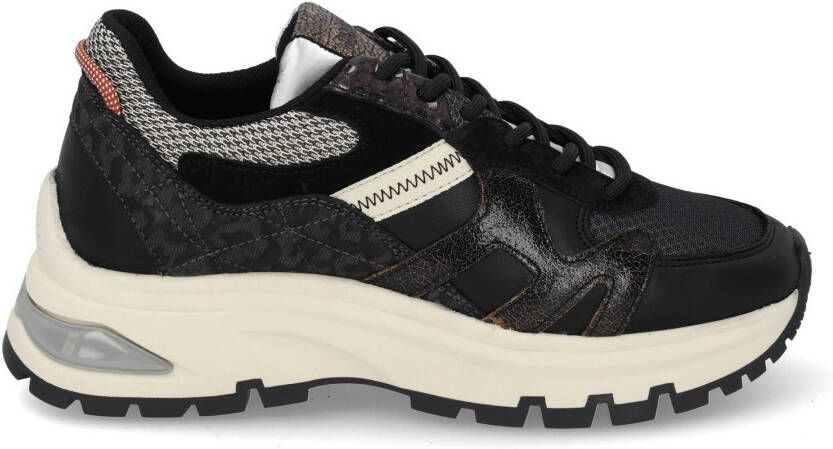 VIA VAI Lage Sneakers Dames Liz Finley Maat: 36 Materiaal: Leer Kleur: Zwart - Foto 4