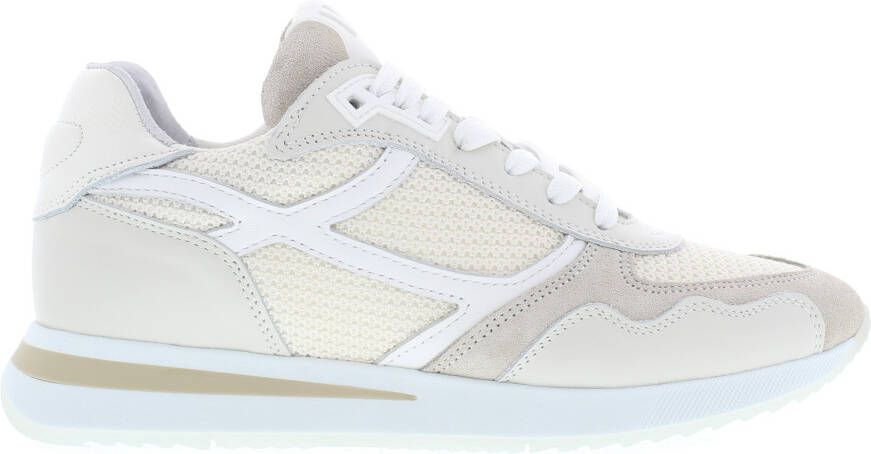 VIA VAI Lage Sneakers Dames Nora Maat: 37 Materiaal: Leer Kleur: Beige - Foto 7
