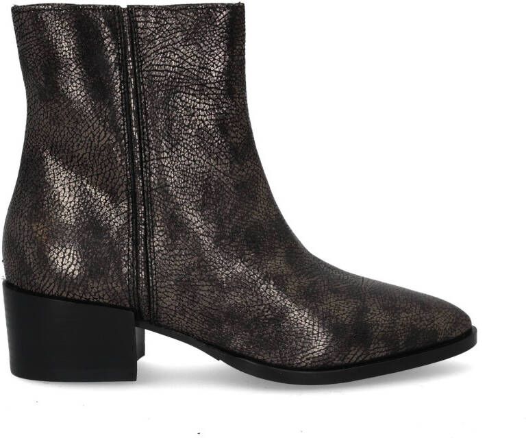 VIA VAI Enkellaarsjes Dames Rose Baker Maat: 39 Materiaal: Leer Kleur: Zilverkleurig - Foto 4