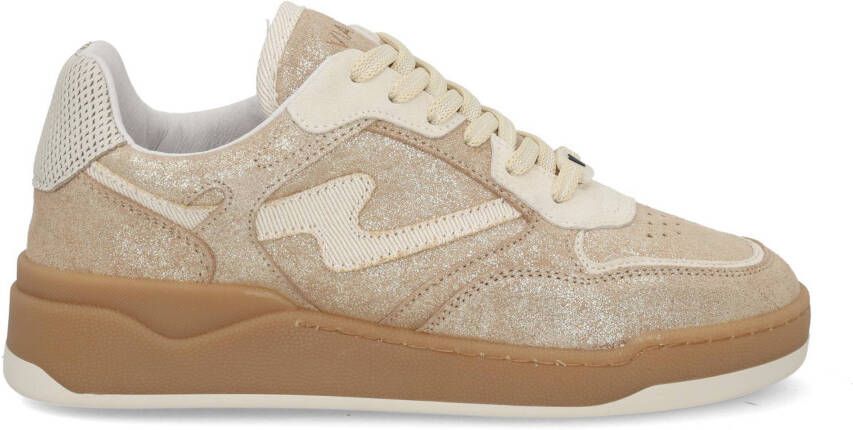 VIA VAI Lage Sneakers Dames Sam Levi Maat: 37 Materiaal: Leer Kleur: Goud - Foto 2