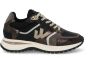 VIA VAI Lage Sneakers Dames Usher Davina Maat: 36 Materiaal: Textiel Kleur: Zwart - Thumbnail 2