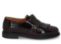 VIA VAI Fae Luca Eris Mustang loafers Lakleer Dames - Bruin